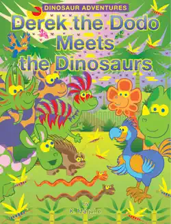 derek the dodo meets the dinosaurs book cover image