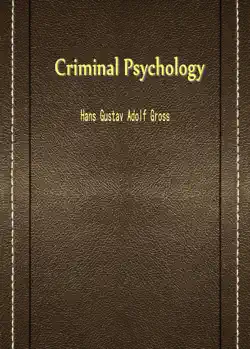criminal psychology book cover image