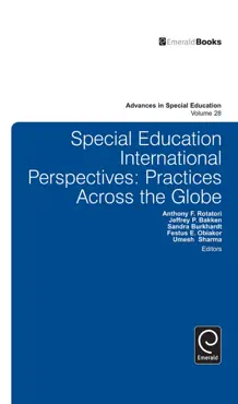 special education international perspectives book cover image
