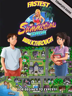 summertime saga game guide and walkthrough book cover image