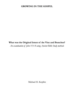jesus is the vine and we are the branches book cover image