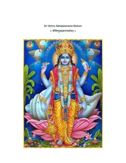sri vishnu sahasaranamam book cover image