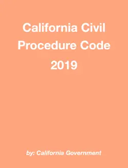 california civil procedure code 2019 book cover image