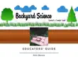 Backyard Science Educator Guide synopsis, comments