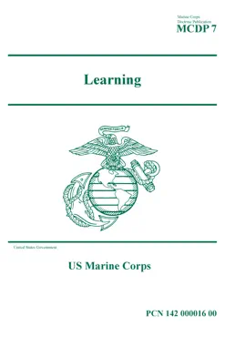 marine corps doctrine publication 7 learning february 2020 book cover image