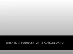 create a podcast with garageband book cover image