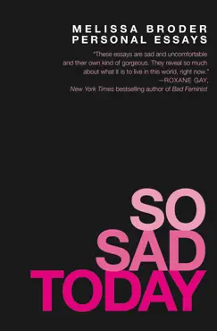 so sad today book cover image