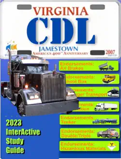 cdl virginia commercial drivers license exam prep 2023 book cover image