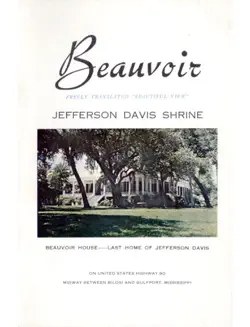 beauvoir jefferson davis shrine book cover image