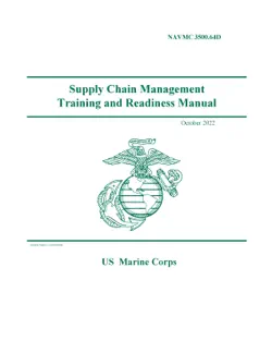 navmc 3500.64d supply chain management training and readiness manual october 2022 book cover image