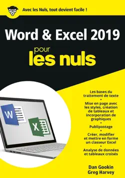 word et excel 2019 pour les nuls book cover image