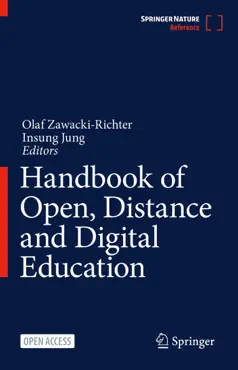 handbook of open, distance and digital education book cover image