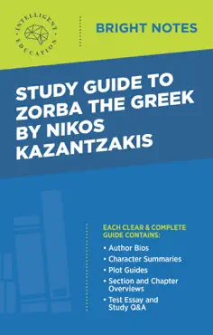 study guide to zorba the greek by nikos kazantzakis book cover image