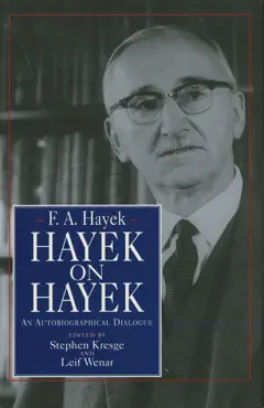 hayek on hayek book cover image