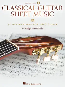 classical guitar sheet music book cover image