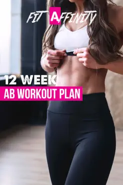 12 week ab workout plan book cover image