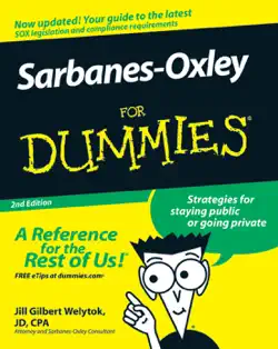 sarbanes-oxley for dummies book cover image