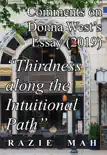 Comments on Donna West’s Essay (2019) "Thirdness along the Intuitional Path" sinopsis y comentarios