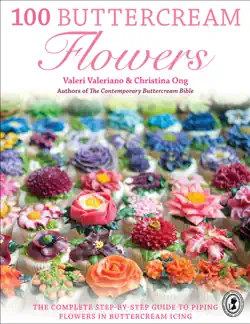 100 buttercream flowers book cover image