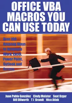 office vba macros you can use today book cover image
