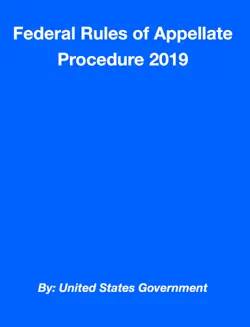federal rules of appellate procedure 2019 book cover image