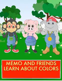 memo and friends learn about colors book cover image