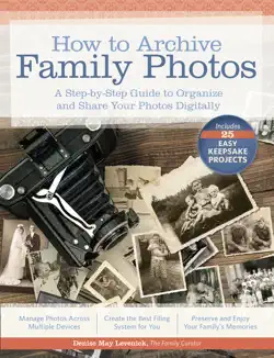 how to archive family photos book cover image
