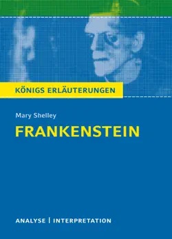frankenstein von mary shelley. königs erläuterungen. book cover image