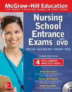 mcgraw-hill education nursing school entrance exams with dvd, third edition book cover image