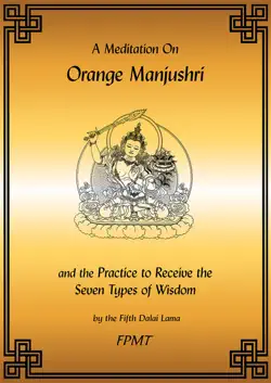a meditation on orange manjushri ebook book cover image