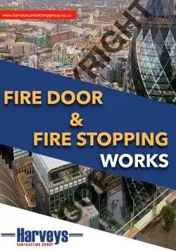 hcg fire door and fire stopping booklet book cover image