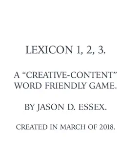 lexicon 1, 2, 3. book cover image