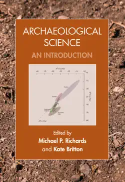 archaeological science book cover image