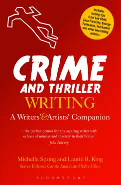 crime and thriller writing book cover image