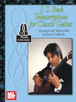 j. s. bach transcriptions for classic guitar book cover image