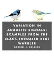 Variation in Acoustic Signals synopsis, comments