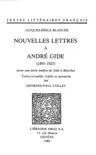Nouvelles lettres à André Gide : 1891-1925 sinopsis y comentarios