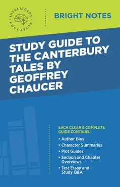 study guide to the canterbury tales by geoffrey chaucer book cover image