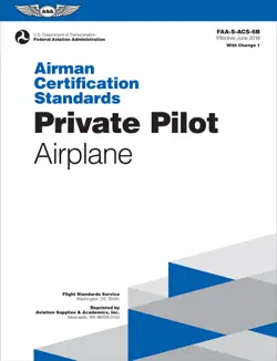 airman certification standards: private pilot airplane book cover image