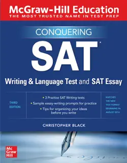 mcgraw-hill education conquering the sat writing and language test and sat essay, third edition book cover image