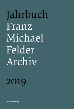 jahrbuch franz-michael-felder-archiv 2019 imagen de la portada del libro