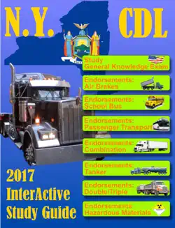 cdl n.y. commercial drivers license exam prep book cover image