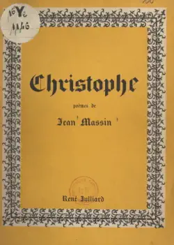 christophe imagen de la portada del libro