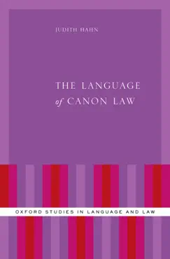 the language of canon law book cover image