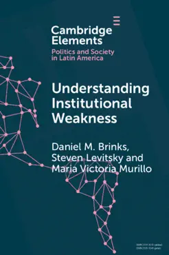 understanding institutional weakness book cover image