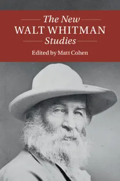 the new walt whitman studies book cover image