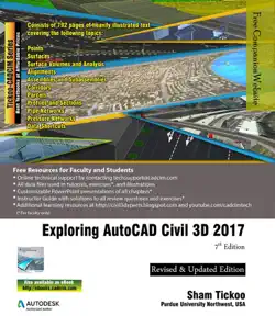 exploring autocad civil 3d 2017 , 7th edition imagen de la portada del libro