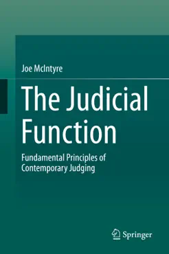 the judicial function book cover image