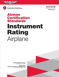 airman certification standards: instrument rating airplane book cover image