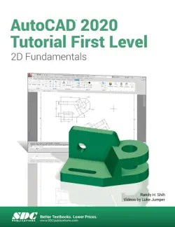 autocad 2020 tutorial first level 2d fundamentals book cover image